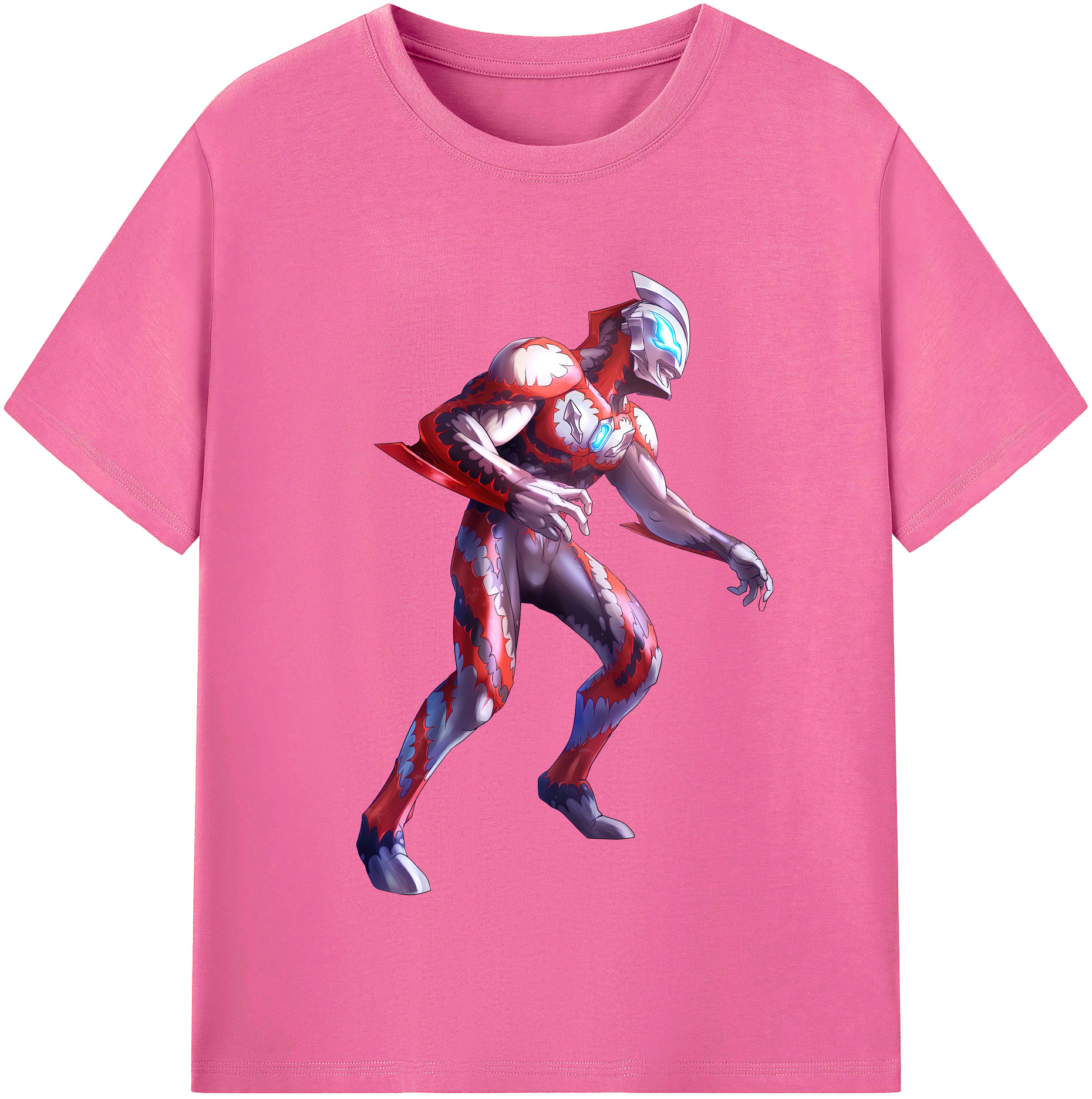 （画像用） ウルトラマン Ultraman レディースカジュアルプリントTシャツ（綿100％）